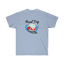 Load image into Gallery viewer, Road Trip VW Bus T-Shirt - dogs-wine