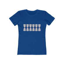 Load image into Gallery viewer, Robo Love Women's The Boyfriend Tee - dogs-wine