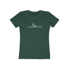 Load image into Gallery viewer, The Running Mom Women's Boyfriend Tee - dogs-wine