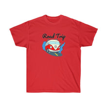 Load image into Gallery viewer, Road Trip VW Bus T-Shirt - dogs-wine