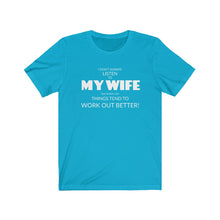 Load image into Gallery viewer, Listen to My Wife T-Shirt - dogs-wine