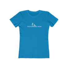 Load image into Gallery viewer, The Running Mom Women's Boyfriend Tee - dogs-wine