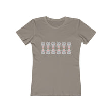 Load image into Gallery viewer, Robo Love Women's The Boyfriend Tee - dogs-wine