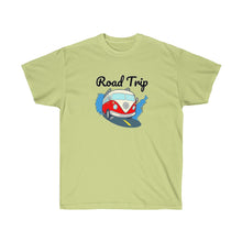 Load image into Gallery viewer, Road Trip VW Bus T-Shirt - dogs-wine