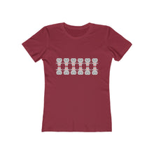 Load image into Gallery viewer, Robo Love Women's The Boyfriend Tee - dogs-wine