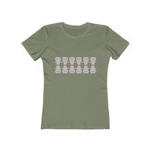 Load image into Gallery viewer, Robo Love Women's The Boyfriend Tee - dogs-wine