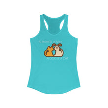 Load image into Gallery viewer, Summer Lovin' Women's Racerback Tank - dogs-wine