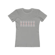 Load image into Gallery viewer, Robo Love Women's The Boyfriend Tee - dogs-wine