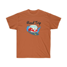 Load image into Gallery viewer, Road Trip VW Bus T-Shirt - dogs-wine
