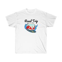 Load image into Gallery viewer, Road Trip VW Bus T-Shirt - dogs-wine