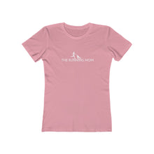 Load image into Gallery viewer, The Running Mom Women's Boyfriend Tee - dogs-wine