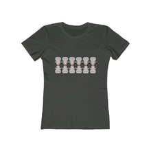 Load image into Gallery viewer, Robo Love Women's The Boyfriend Tee - dogs-wine