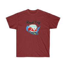 Load image into Gallery viewer, Road Trip VW Bus T-Shirt - dogs-wine