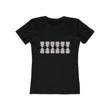 Load image into Gallery viewer, Robo Love Women's The Boyfriend Tee - dogs-wine