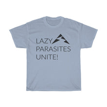 Load image into Gallery viewer, Trail Parasites Unite! Unisex Heavy Cotton Tee - dogs-wine