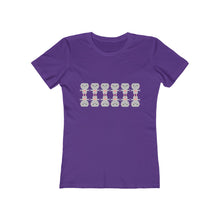 Load image into Gallery viewer, Robo Love Women's The Boyfriend Tee - dogs-wine