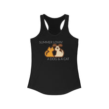 Load image into Gallery viewer, Summer Lovin' Women's Racerback Tank - dogs-wine