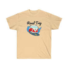 Load image into Gallery viewer, Road Trip VW Bus T-Shirt - dogs-wine