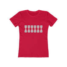 Load image into Gallery viewer, Robo Love Women's The Boyfriend Tee - dogs-wine