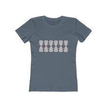 Load image into Gallery viewer, Robo Love Women's The Boyfriend Tee - dogs-wine