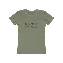 Load image into Gallery viewer, Dog Mother T-shirt - dogs-wine