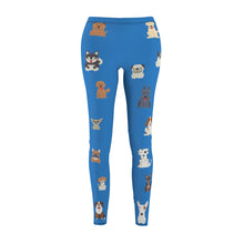 Load image into Gallery viewer, Give Me ALL the DOGS! Women&#39;s Casual Leggings - dogs-wine