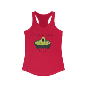 Chips and Guac Diet Tank - dogs-wine