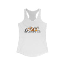 Load image into Gallery viewer, Dogs, Because People Suck Women&#39;s Racerback Tank - dogs-wine
