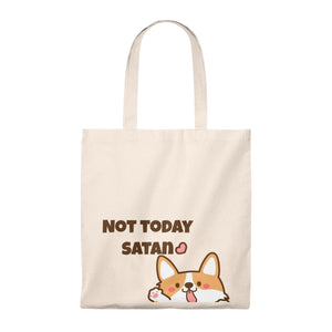 Not Today Vintage Tote Bag - dogs-wine