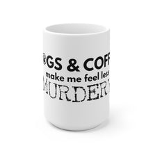 Load image into Gallery viewer, Dogs and Coffee Save Lives Mug - dogs-wine